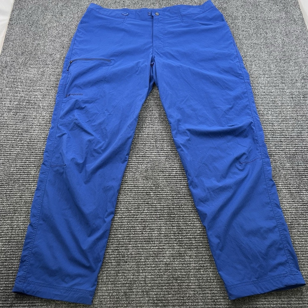 Patagonia Net Plus‎ Men's Size 40 X 33 Pants Blue Recycled Fishing Nets NWOT